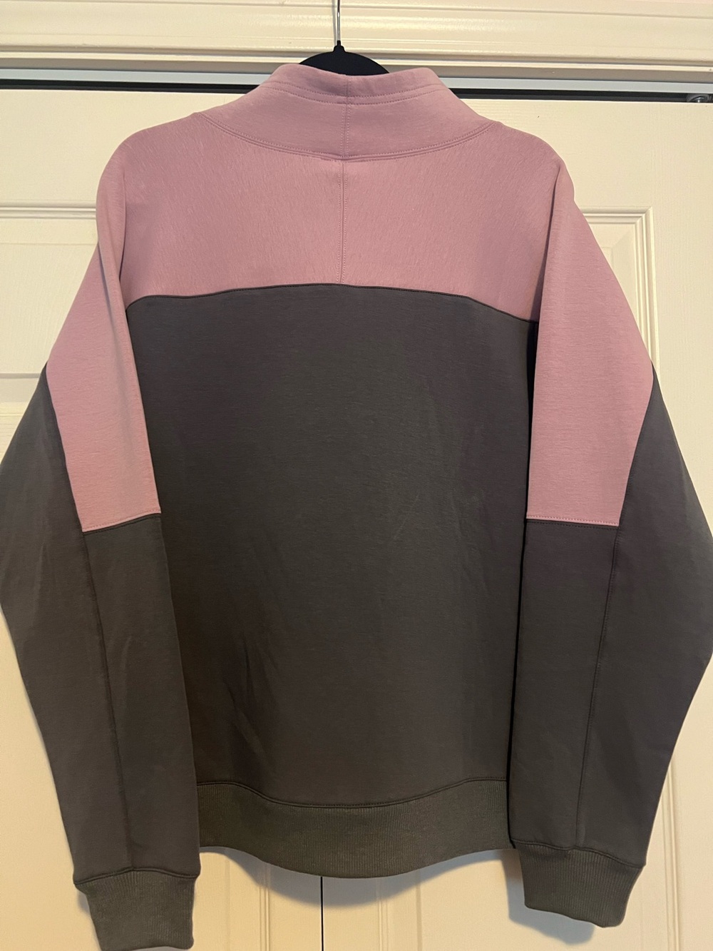 Cinch Colorblock Spell Out Polar Fleece 1/4 Zip Pullover Women’s Medium NWOT - Picture 2 of 8